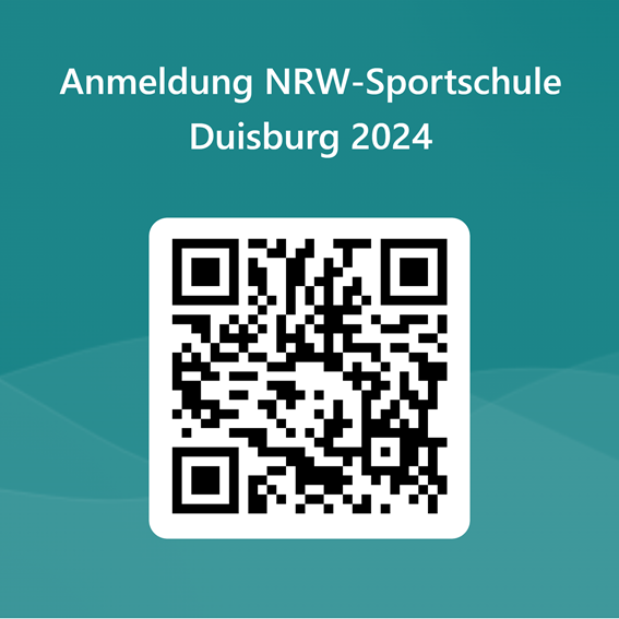 QRCode fr Anmeldung NRW Sportschule Duisburg 2024