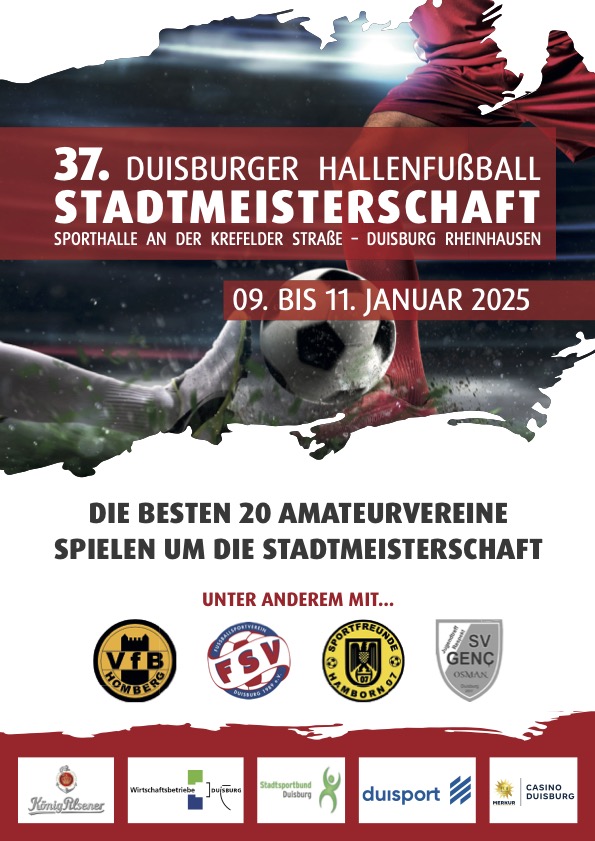 D241131011 Plakat A4 37. Duisburger Hallenmeisterschaft